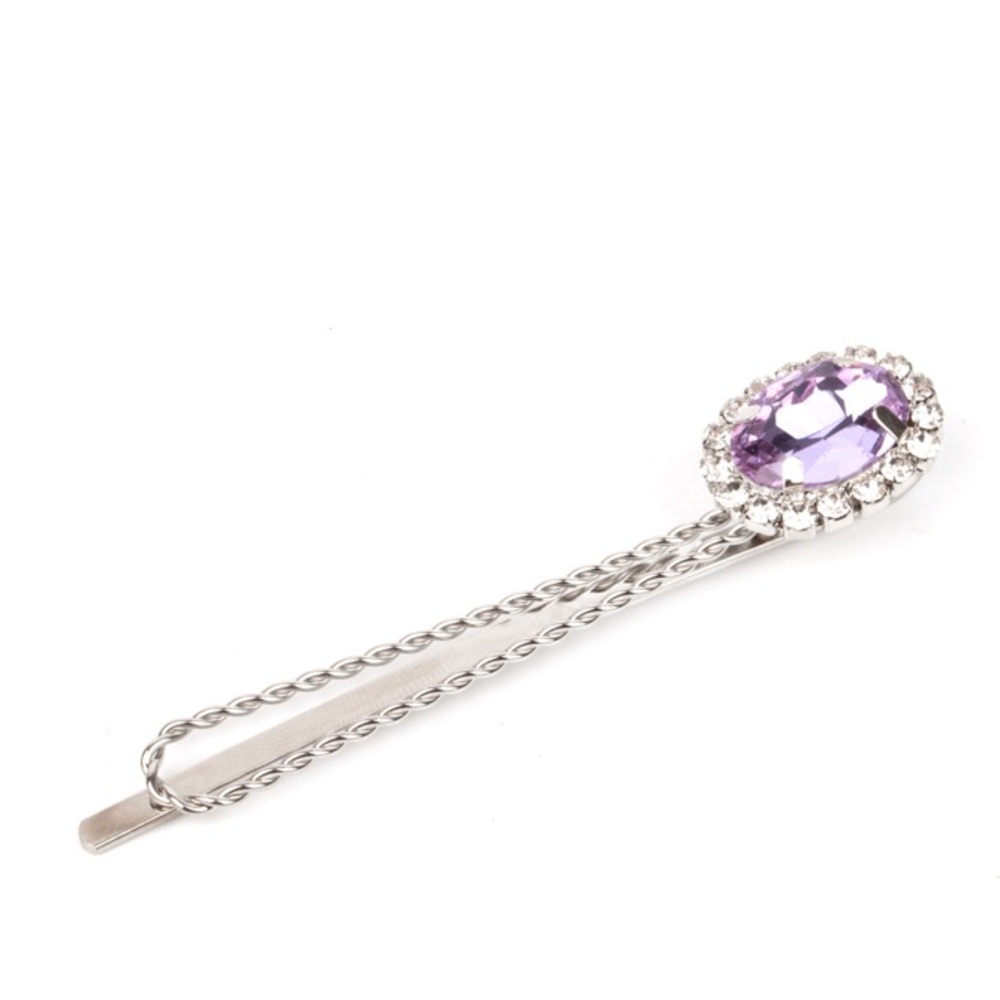 Gala Glitz - Purple Hair Clip